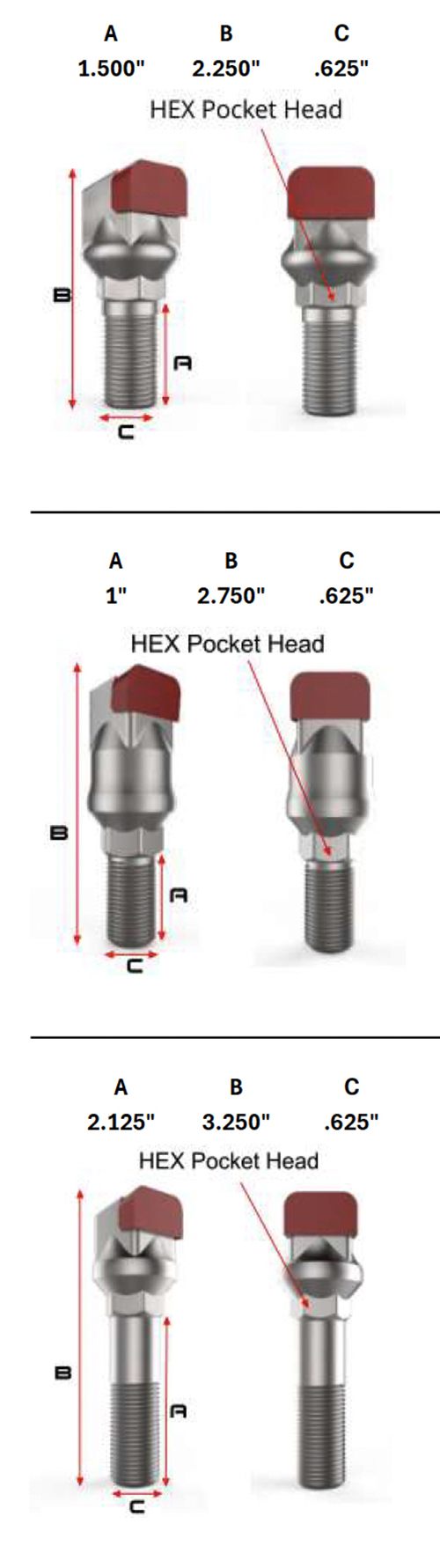 Carlton Bandit Hex Head